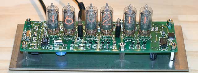 CD81 nixie clock - PCB and tubes