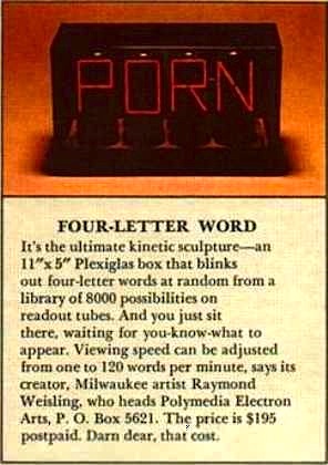 B7971 Four-Letter-Word Playboy