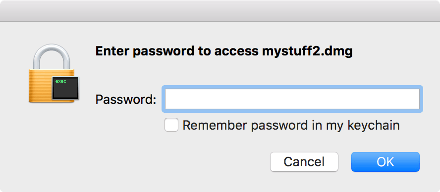 Enter a password to access