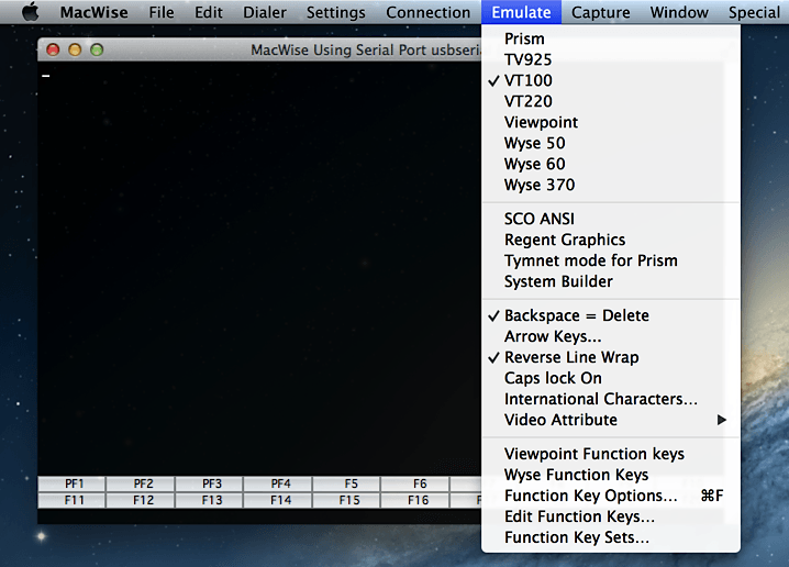 terminal emulator mac serial